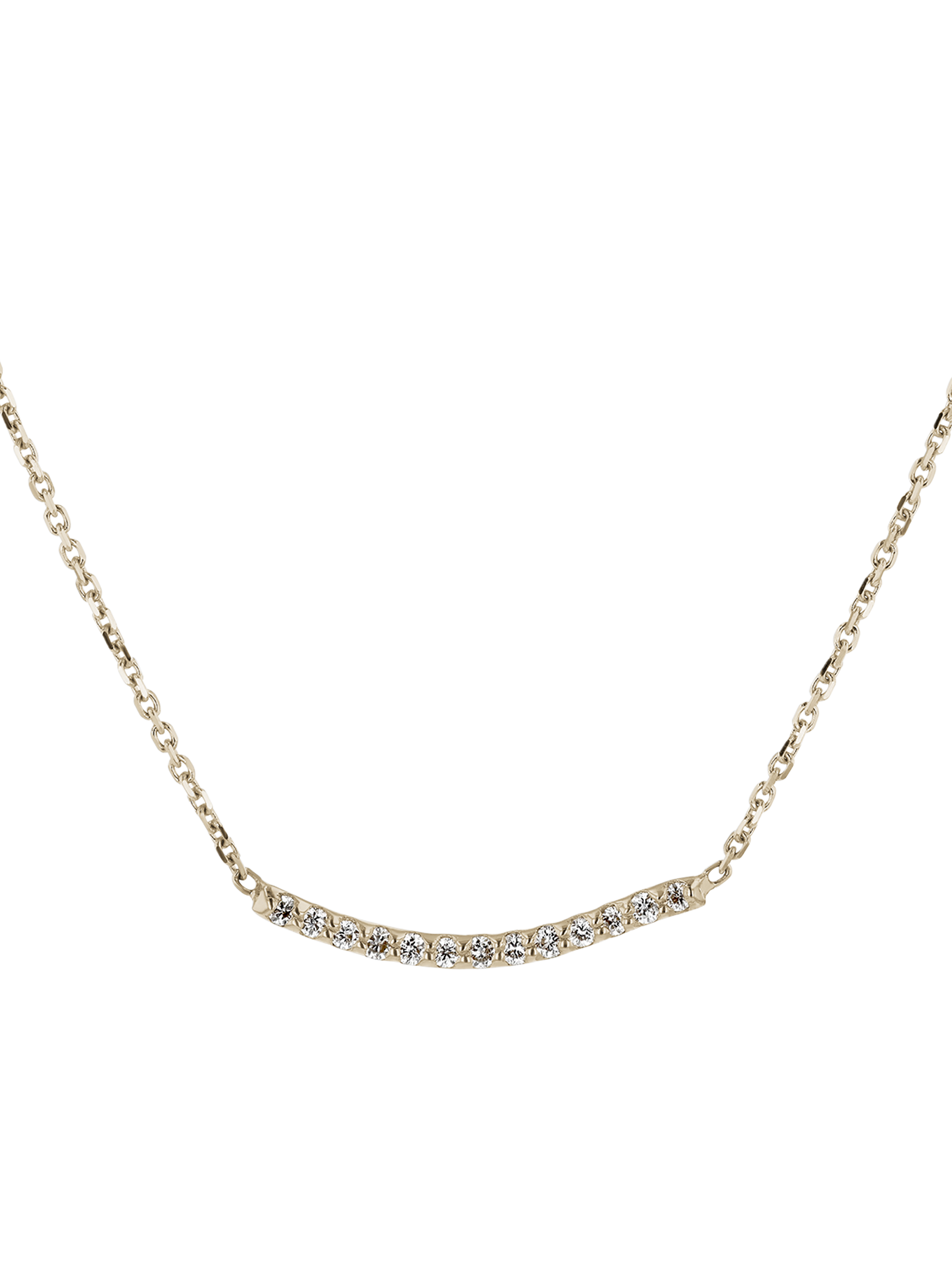 Lightwave diamond necklace yg
